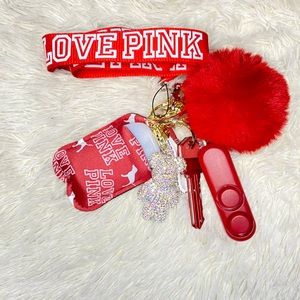 Red Lanyard Keychains